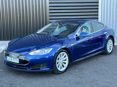 Used Tesla Model S 306 kW (417 HP) 2016 Blue Hatchback