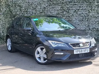 Used Seat Leon FR 130 HP (95 kW) 2018 Black Hatchback