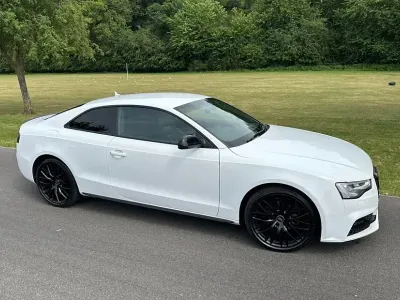 Used Audi A5 Black Edition 190 HP (139 kW) 2016 White Coupe