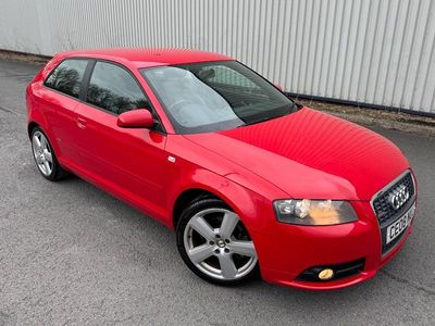 Used Audi A3 S-Line 170 HP (125 kW) 2008 Red Hatchback