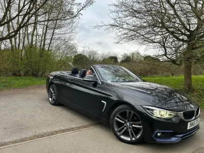 Used BMW 420 Cabriolet Sport Line 2018 Black Cabriolet