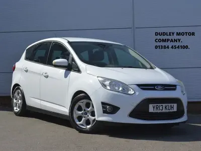 Used Ford C-MAX Zetec 125 HP (91 kW) 2013 White MPV