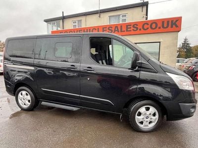 Black Used 2018 Ford Tourneo Custom Titanium Van | £11,495 (Good price)