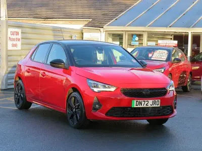 Used Vauxhall Corsa-e Edition 100 kW (136 HP) 2022 Red Hatchback