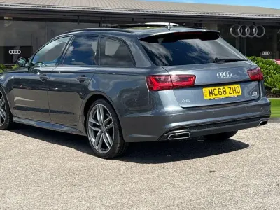 Begagnad Audi A6 Black Edition 272 HK (200 kW) 2019 Grå Kombi