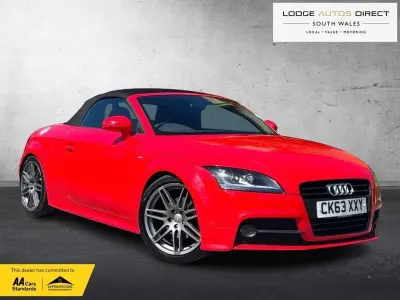 Used Audi TT Roadster Black Edition 170 HP (125 kW) 2013 Red Cabriolet