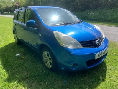 Used Nissan Note Acenta 86 HP (63 kW) 2011 Blue Hatchback
