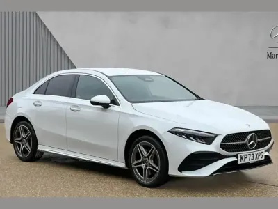 Used Mercedes A250 AMG Line Premium 214 HP (157 kW) 2023 White Sedan
