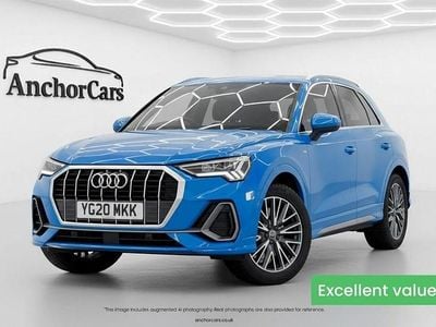 Blue Used 2020 Audi Q3 S-Line SUV | £17,585 (Fair price)