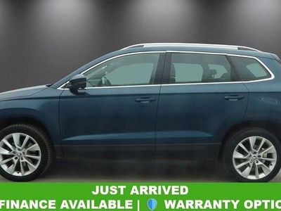 Used Skoda Karoq SE L 115 HP (84 kW) 2018 Blue SUV