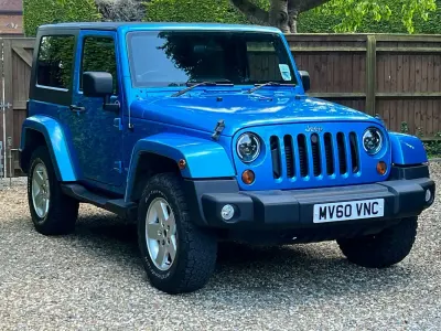 Used Jeep Wrangler Sahara 2010 Blue SUV