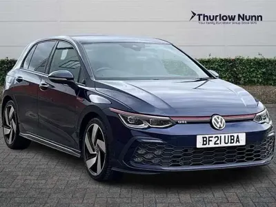 Used VW Golf VII GTI 245 HP (180 kW) 2021 Blue Hatchback