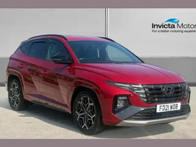 Second-hand Hyundai Tucson N Line 230 CP (169 kW) 2021 Roșu SUV