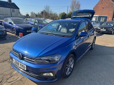 Blue Used 2018 VW Polo R-line Hatchback | £10,995 (A bit pricey)
