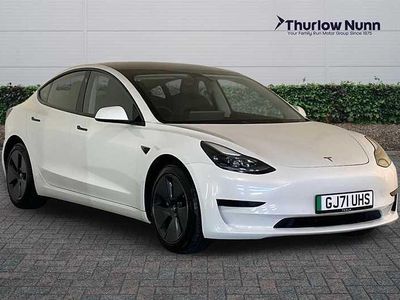 White Used 2021 Tesla Model 3 Standard Range Sedan | £15,490 (Fair price)