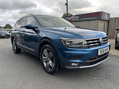 Blue Used 2018 VW Tiguan Allspace SEL SUV | £16,995 (Fair price)