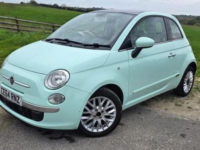 Used Fiat 500 Lounge 69 HP (50 kW) 2014 Green Hatchback