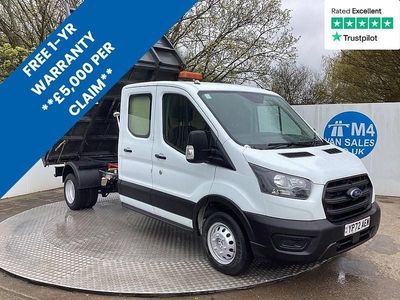 Used Ford Transit 130 HP (95 kW) 2022 White Cabriolet