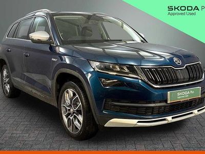 Usado Skoda Kodiaq Scout 4x4 187 HP (137 kW) 2020 Azul SUV