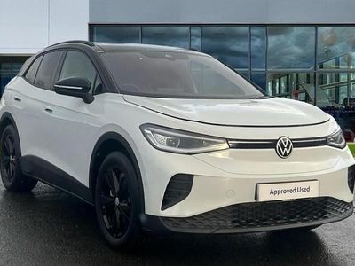 New VW ID.4 Black Edition 210 kW (286 HP) 2025 Glacier white metallic black SUV