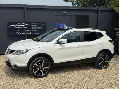 Used Nissan Qashqai Tekna 130 HP (95 kW) 2017 White SUV