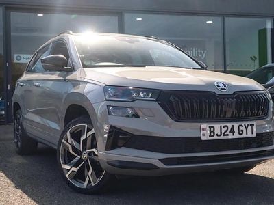 Used Skoda Karoq SportLine 150 HP (110 kW) 2024 Grey SUV