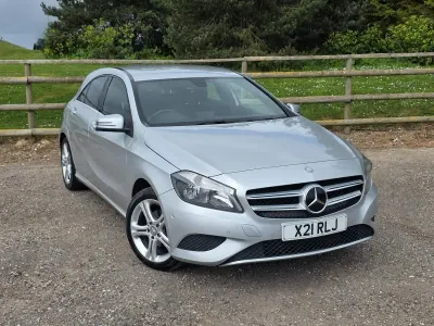 Used Mercedes A180 Sport Edition 109 HP (80 kW) 2015 Silver Hatchback