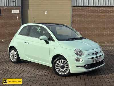 Green Used 2017 Fiat 500 Lounge Hatchback | £5,395 (Fair price)