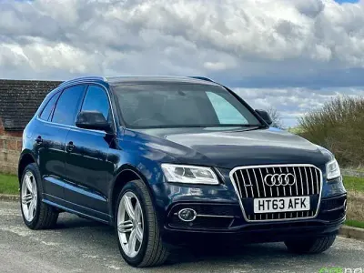 Used Audi Q5 S-line plus 177 HP (130 kW) 2014 Blue SUV