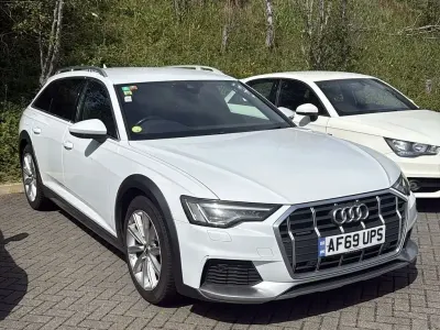 Used Audi A6 Allroad Sport 231 HP (169 kW) 2019 White Estate