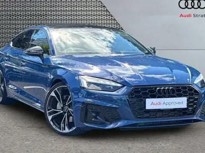 Used Audi A5 Sportback Black Edition 204 HP (150 kW) 2023 Blue Hatchback