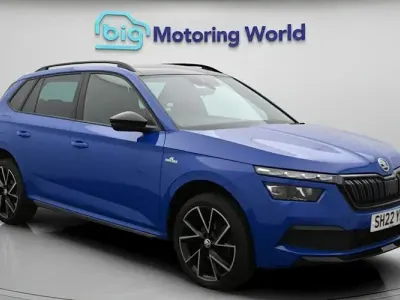 Used Skoda Kamiq Monte Carlo 150 HP (110 kW) 2022 Blue SUV