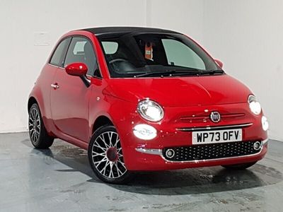 used Fiat 500C 1.0 Mild Hybrid Red 2dr