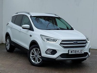 Used Ford Kuga Titanium 120 HP (88 kW) 2018 White SUV