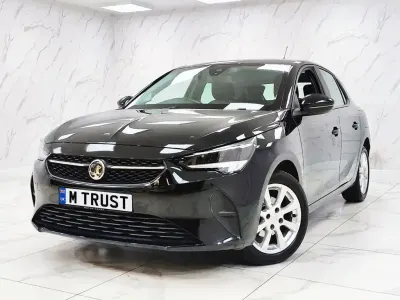Used Vauxhall Corsa Edition 75 HP (55 kW) 2022 Black Hatchback