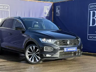 Używany VW T-Roc R-line 150 KM (110 kW) 2020 Czarny SUV