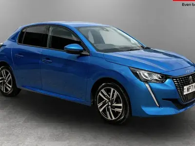 Used Peugeot 208 Allure Premium 102 HP (75 kW) 2021 Blue Hatchback