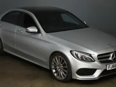 Used Mercedes C200 AMG Line Premium Plus 184 HP (135 kW) 2016 Silver Sedan