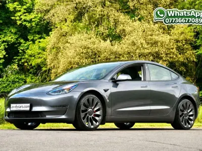 Usado Tesla Model 3 Performance 77 kW (106 CV) 2022 Gris Berlina
