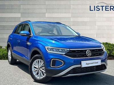 Ravenna blue Used 2025 VW T-Roc Life SUV | £26,495 (Expensive)