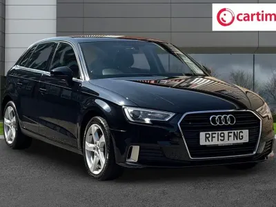 Used Audi A3 Sportback Sport 150 HP (110 kW) 2019 Black Hatchback