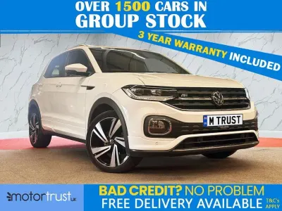 Used VW T-Cross R-line 150 HP (110 kW) 2022 White SUV