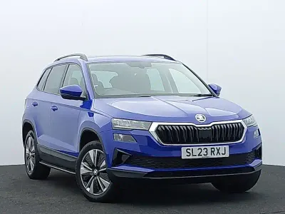 Used Skoda Karoq SE Drive 116 HP (85 kW) 2023 Blue SUV