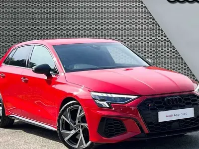 Used Audi S3 Sportback Black Edition 310 HP (228 kW) 2023 Red Hatchback