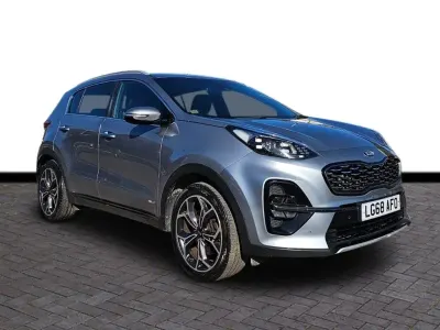 Used Kia Sportage GT-Line 136 HP (100 kW) 2018 Silver SUV