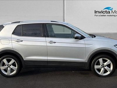 Used VW T-Cross SEL 110 HP (80 kW) 2021 Reflex silver metallic SUV