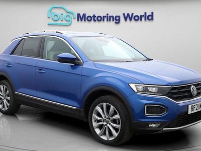 Usado VW T-Roc SEL 150 HP (110 kW) 2021 Azul SUV