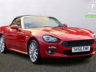 used Fiat 124 Spider CONVERTIBLE 1.4 Multiair Lusso 2dr [Cruise control + speed limiter,Leather upholstery,Heated seats]