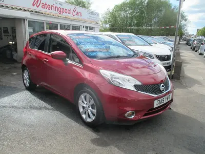 Used Nissan Note Acenta Premium 98 HP (72 kW) 2015 Red Hatchback