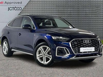 Blue Used 2022 Audi Q5 Sportback S-Line SUV | £31,333 (Fair price)